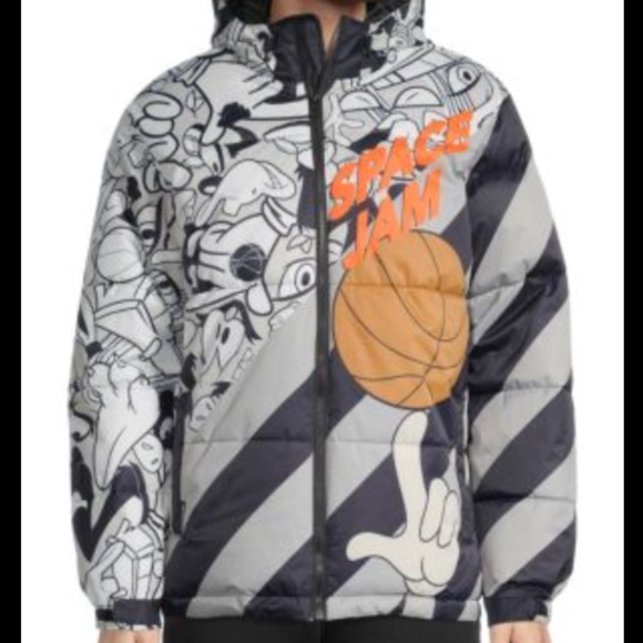 Looney Tunes Space Jam Puffer Jacket - Picture 9 of 9